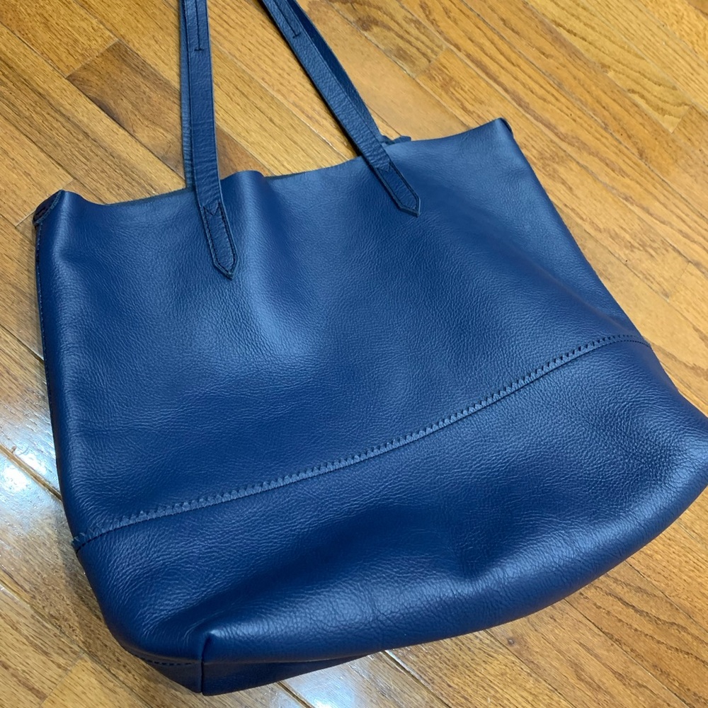 Navy J.Crew tote bag